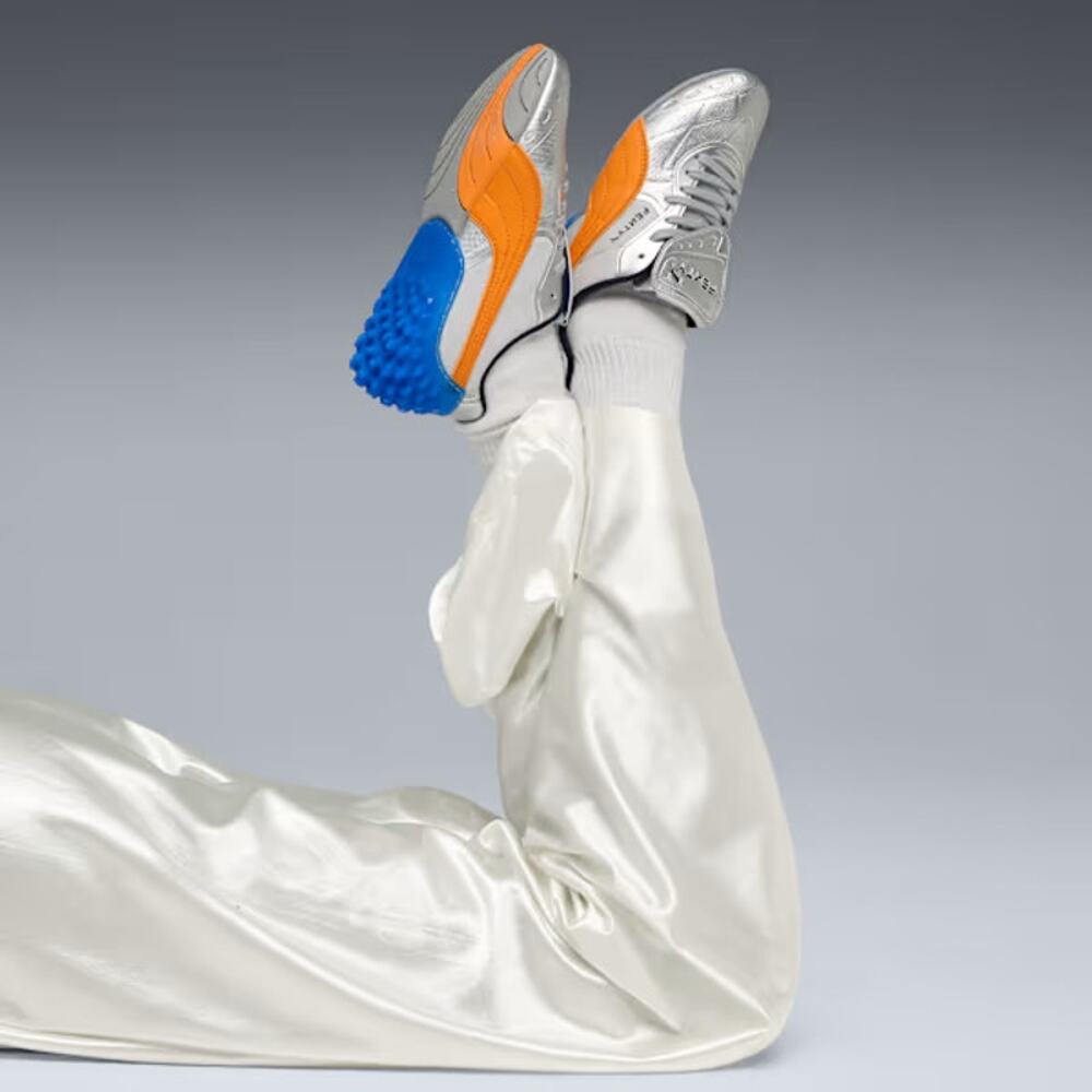 Womens Size 8.5 Puma Running Sneakers Fenty Avanti LS-X Silver Orange 404809-02
